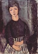 Amedeo Modigliani Portrat einer Zofe oil